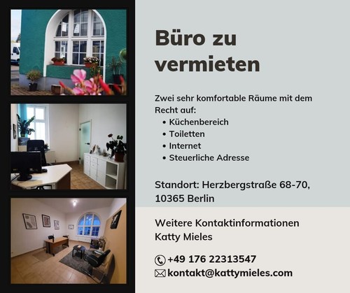 Büro vermieten - büro, zu